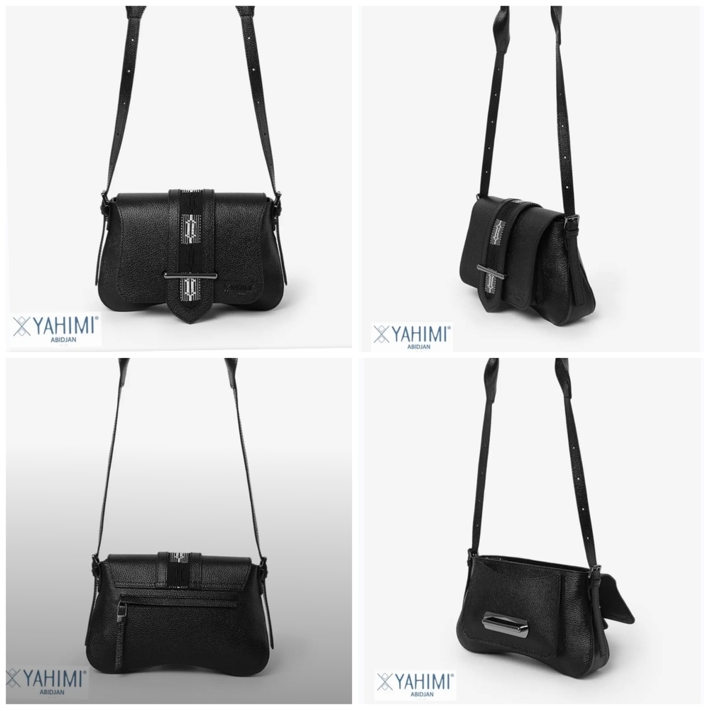 Yahimi Dark Green Leather Shoulder Bag